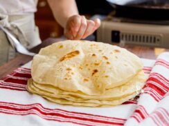 Finished tortillas
