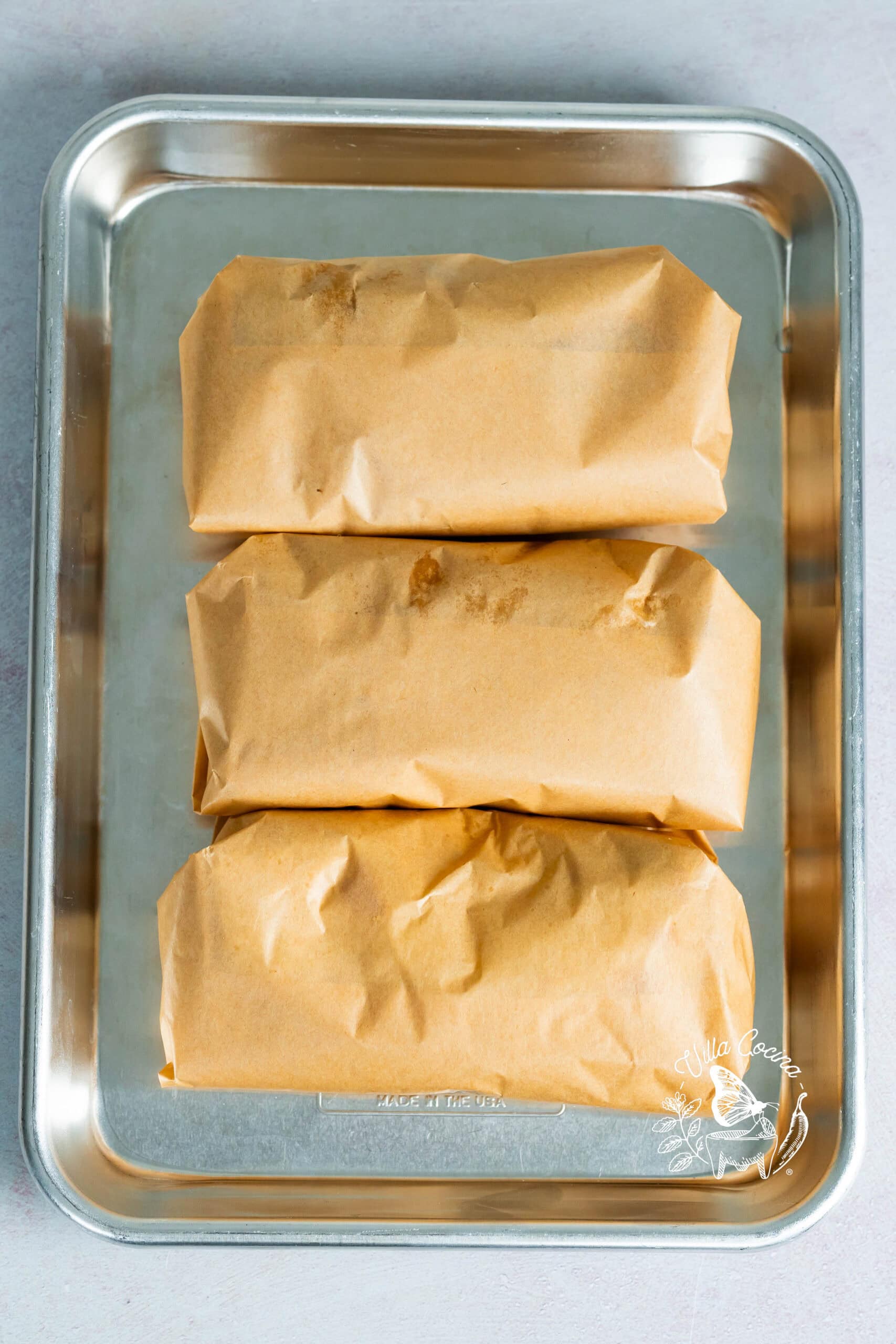 Wrapped Cooled Burritos